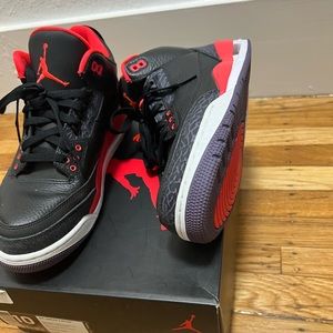 Retro Jordan 3 Used Size 10
